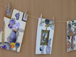 Výstava koláží MUDr. Zdenky Grycové