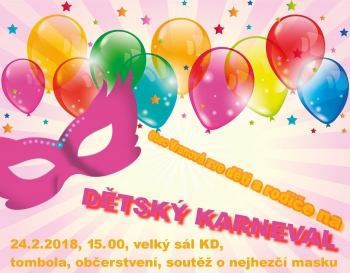 Dětský karneval ve Vranové