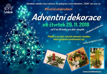 Tvoř s Letokruhem - Adventní dekorace